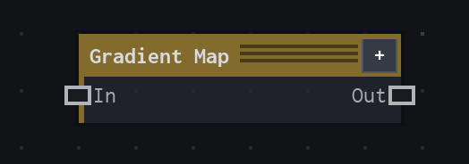 The Gradient Map node on the VFX Loom graph canvas.