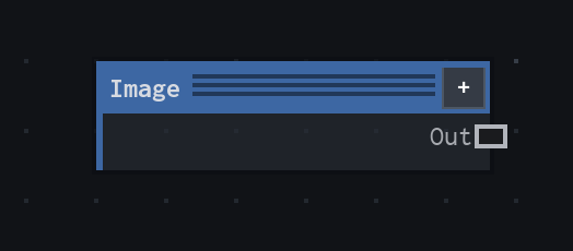 The Image node on the VFX Loom graph canvas.