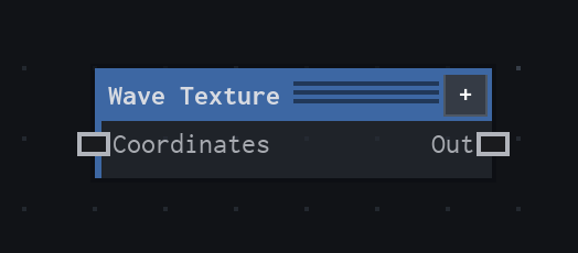 The Wave Texture node on the VFX Loom graph canvas.