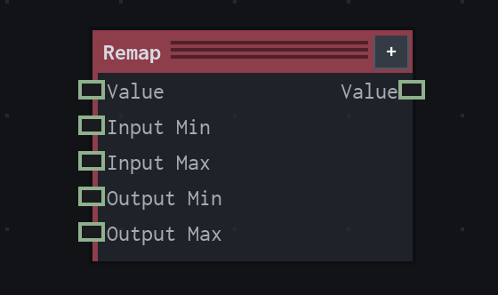 The Remap node on the VFX Loom graph canvas.